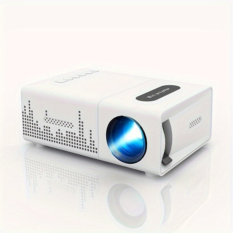 Mini Home Theater HD Projector, US Plug, Remote Control, Supports Smartphone Screen Sharing, Compatible with Smartphone/USB Interface, Suitable for Indoor And Office Use